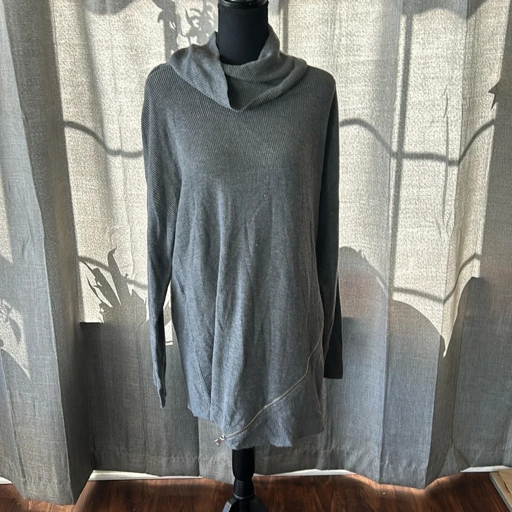 Gray Bar III Sweater Dress